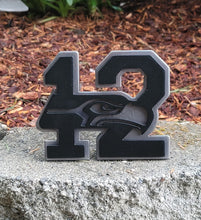 Load image into Gallery viewer, Seattle Seahawks 12th Man Custom Hitch Cover
