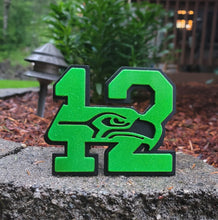Load image into Gallery viewer, Seattle Seahawks 12th Man Custom Hitch Cover