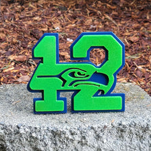 Load image into Gallery viewer, Seattle Seahawks 12th Man Custom Hitch Cover
