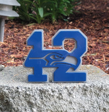 Load image into Gallery viewer, Seattle Seahawks 12th Man Custom Hitch Cover