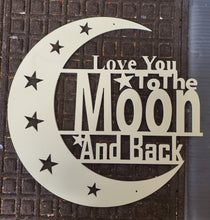 Load image into Gallery viewer, Love you to the Moon Wall Hanging