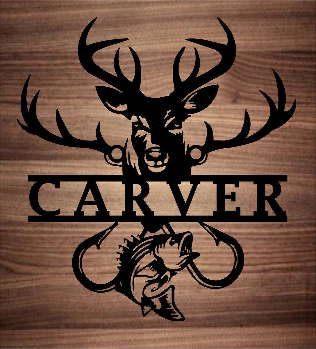 deer fishing hook Deer, Fish & Monogram – Hitches & Things What's your favorite type No physical product will Size:50H Spools