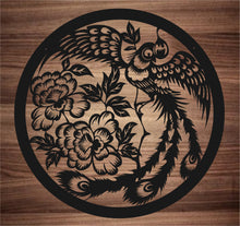 Load image into Gallery viewer, Peacock Amongst the Branches Wall Hanging