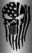 Load image into Gallery viewer, Tattered Flag Punisher (w/ Choice of Line Color)