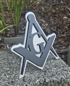 Masonic Symbol Custom Hitch Cover