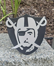 Load image into Gallery viewer, Las Vegas Raiders Hitch Cover
