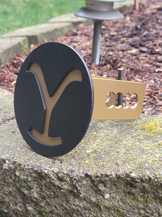 Yellowstone Ranch Brand Logo Hitch Cover