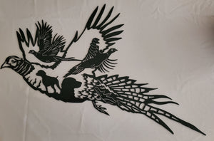 Pheasant Flying Wall Hanging