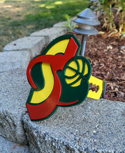 Load image into Gallery viewer, Seattle Sonics Hitch Cover
