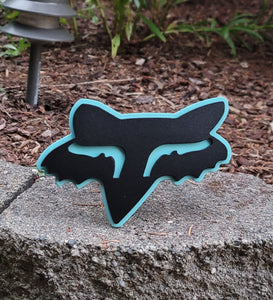 Fox Logo in Tiffany Blue Hitch