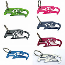 Load image into Gallery viewer, Seattle Seahawks Bottle Opening Keychains

